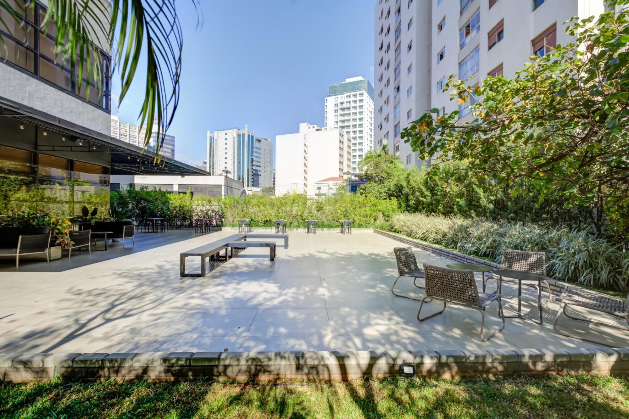 Radisson Sao Paulo Paulista Ξενοδοχείο Εξωτερικό φωτογραφία The rooftop garden